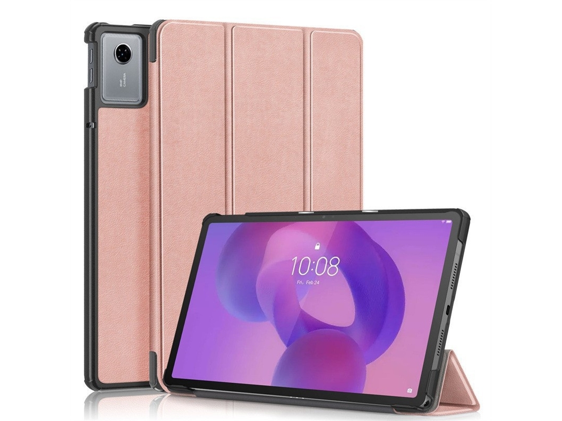 Capa Para Tablet Lurelia, Compatível Com Lenovo Tab M9 Tb 310 Modelo 2023, Roxo, Couro Sintético, Dobrável Com Suporte, Função Sono