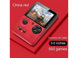 T3 Mini Console De Videogame Retrô Com 500 Jogos Clássicos De Infância Rocker Portátil Ly Ebike