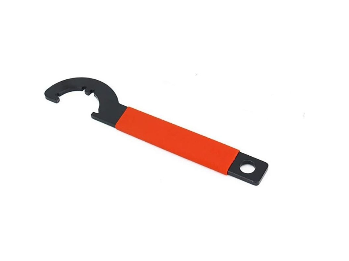Chave Adjustable De Carbono Para Porcas Com Cabo De Couro Resgate Ferramenta Portátil 7.05 Polegadas