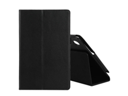 Capa De Couro Maciça Com Textura De Lichia Para Lenovo Tab M10 Hd, Com Aba Horizontal, Suporte E Compartimento Para Caneta.