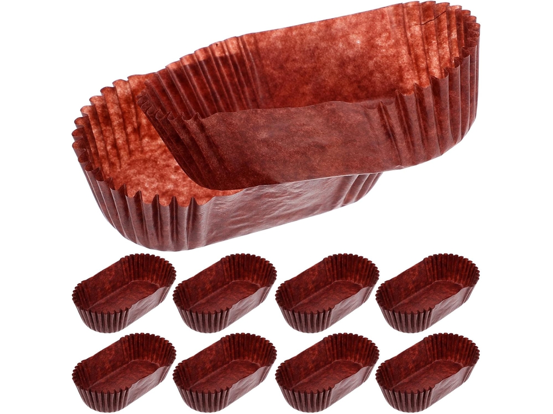 Pacote Com 1000 Forminhas De Papel Oval Em Formato De Barco, Próprias Para Alimentos, Resistentes E Adequadas Para Cupcakes.