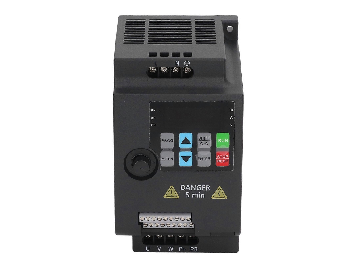 Variable Frequency Drive 0.75kw Motor Controller Frequency Inverter Single Phase Ac220v Input 3 Phase Ac0?220v Output