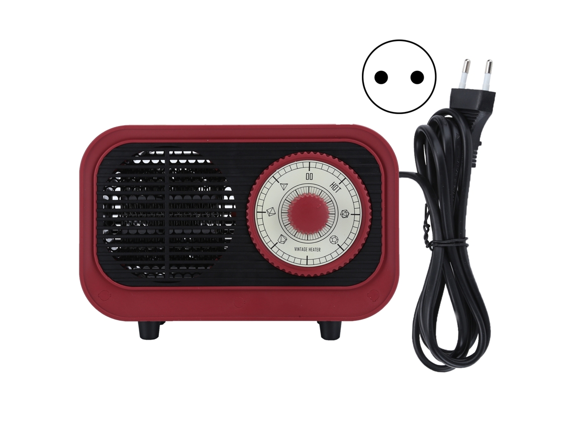 Aquecedor de Mesa Portátil 500w LAXISCREED, Rápido e com Praia Eu 220v