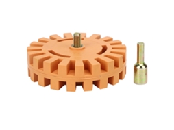 Rueda De Goma Limpiadora Neumática Para Remover Pegatinas, Vinilos Y Adhesivos De 4 Pulgadas 25mm