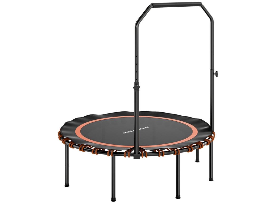 Trampolim Fitness Comguidão Ajustável Laranja