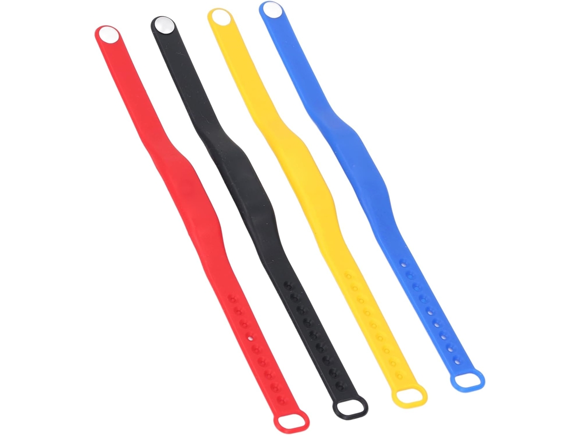 Pulseira De Silicone Nfc Ejoyous Para Piscina, Ajustável E À Prova D Água, Com Chip T5577 Regravável, 4 Cores, Para