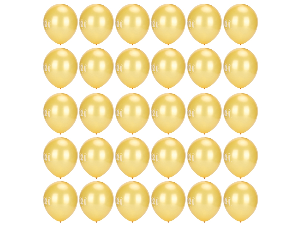 30 Globos Número 2021 Para Fiesta Año Nuevo Graduación Boda Decoración Dorado