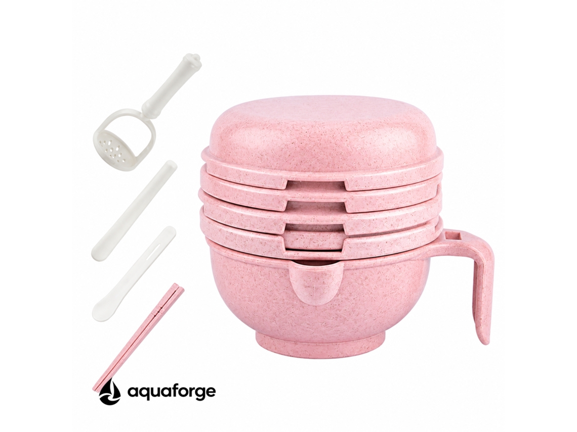 Moinho Manual Aquaforge Para Cozinha, Rosa