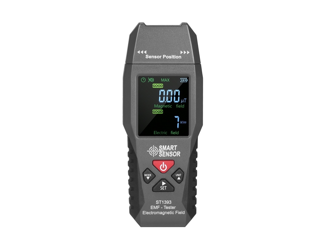 Sensor Inteligente St1393 Medidor Emf Campo Eletromagnético Detector Emf Portátil Mini Digital Lcd Testador De Radiaçã*