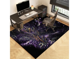 Tapete Protetor Cadeira Gamer Antiderrapante 80 X 120 Cm Piso Tecido Chão Pisos Rígidos, Escritório,