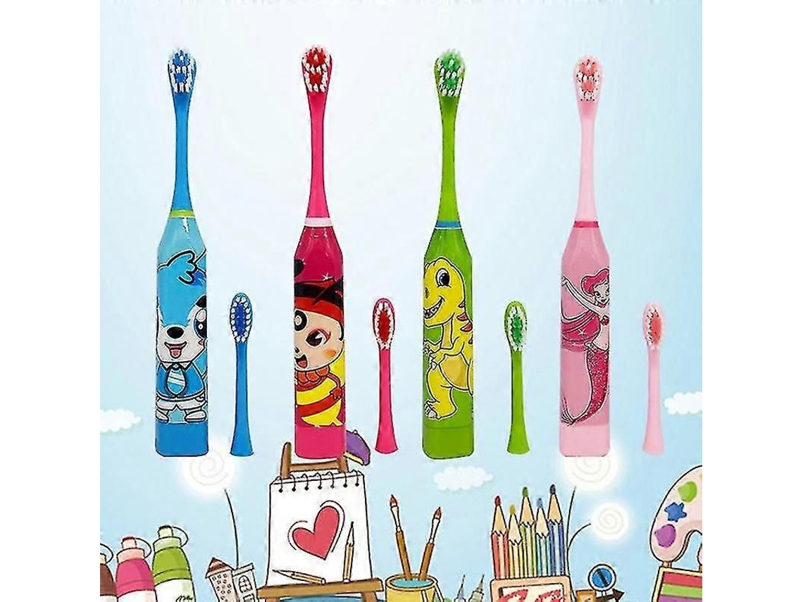 Escova De Dentes Elétrica Infantil Para Remoção Rápida De Manchas Nos Dentes.