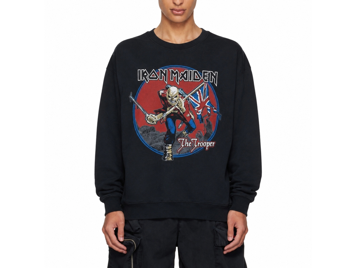 Iron Maiden Trooper Red Sky Sweatshirt Unisex Adults Size:s