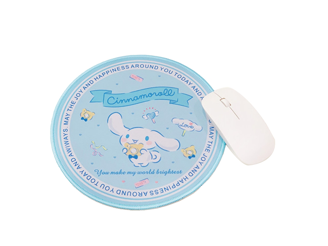 Alfombrilla De Ratón Redonda Con Diseño Cartoon Cute Antideslizante Para Hogar Oficina Juego Tipo 3