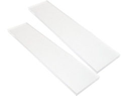 Supvox Conjunto De 2-prateleiras Flutuantes Acrílico Para Armário Banheiro, Compatíveis Com Armários De 33cm 13 Polegadas