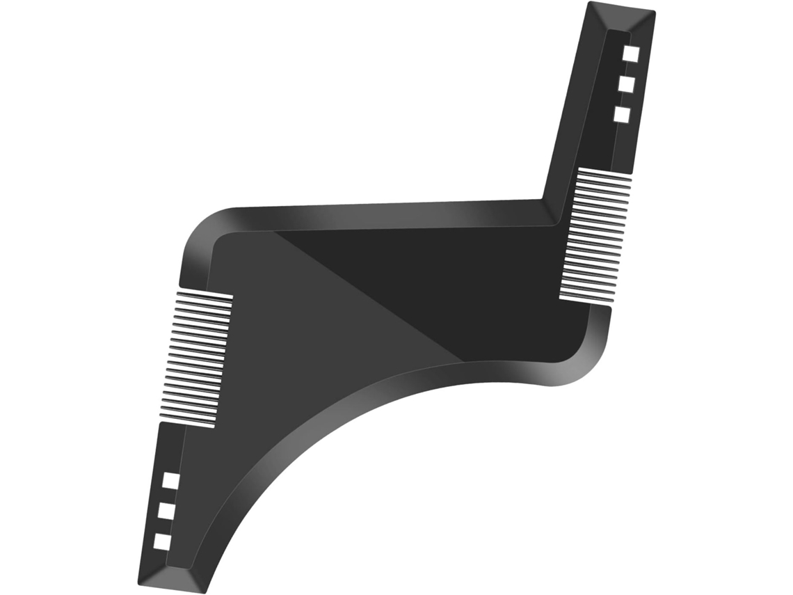 4 Modelos Para Modelar Barba, Pentes E Ferramentas Para Cortar Cabelo, Dispostos Simetricamente Para Aparar Brilvibera