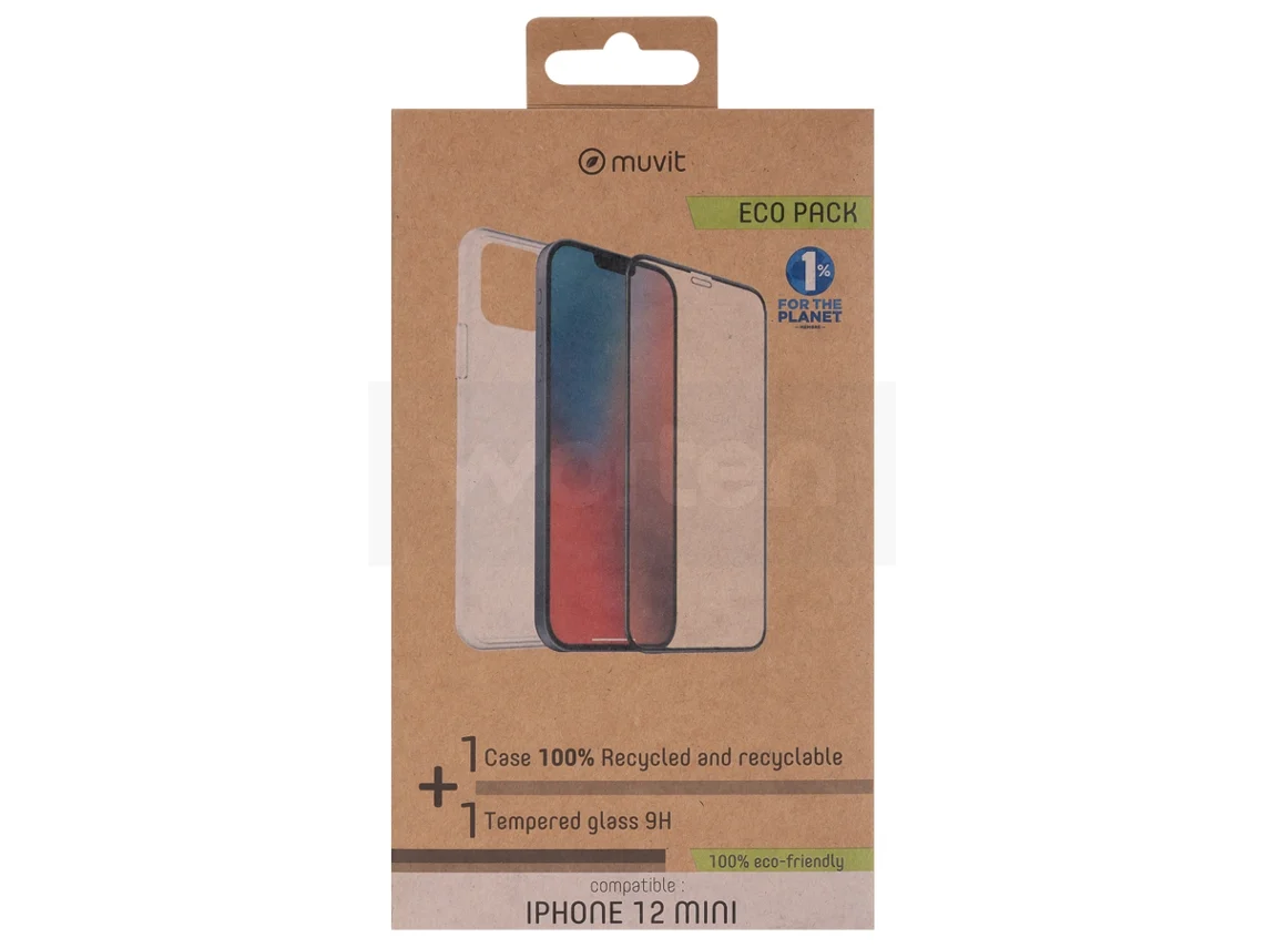 Capa iPhone 12, 12 Pro MUVIT Capa+Película Mfc
