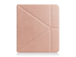 Lurelia Capa Ereader Para Kobo Libra 2 2021, 7 Polegadas, Ouro Rosa, Acabamento Elegante