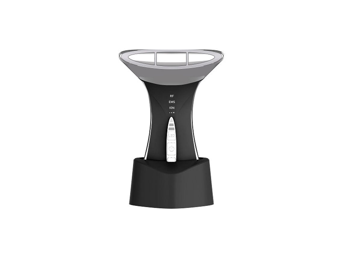 5 Cores Led Para Pescoço E Rosto, Cuidados Com A Pele (preto E Prata)