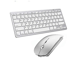 Fasst Combo teclado e mouse Bluetooth sem fio, compatível com iPad Pro/iPad Air, com bateria recarregável