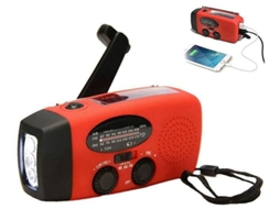 Solradio, Nödhandvevradio Dínamo rádio+ Usb telefonladdare AQUAFORGE