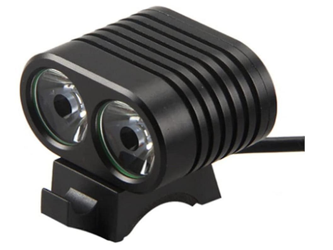 8000 Lumen 2x Led T6 Luz Frontal Para Bicicleta, 2 Lâmpadas Led T6 Para Ciclismo Acessórios De Bicicleta Yizhood (preto)