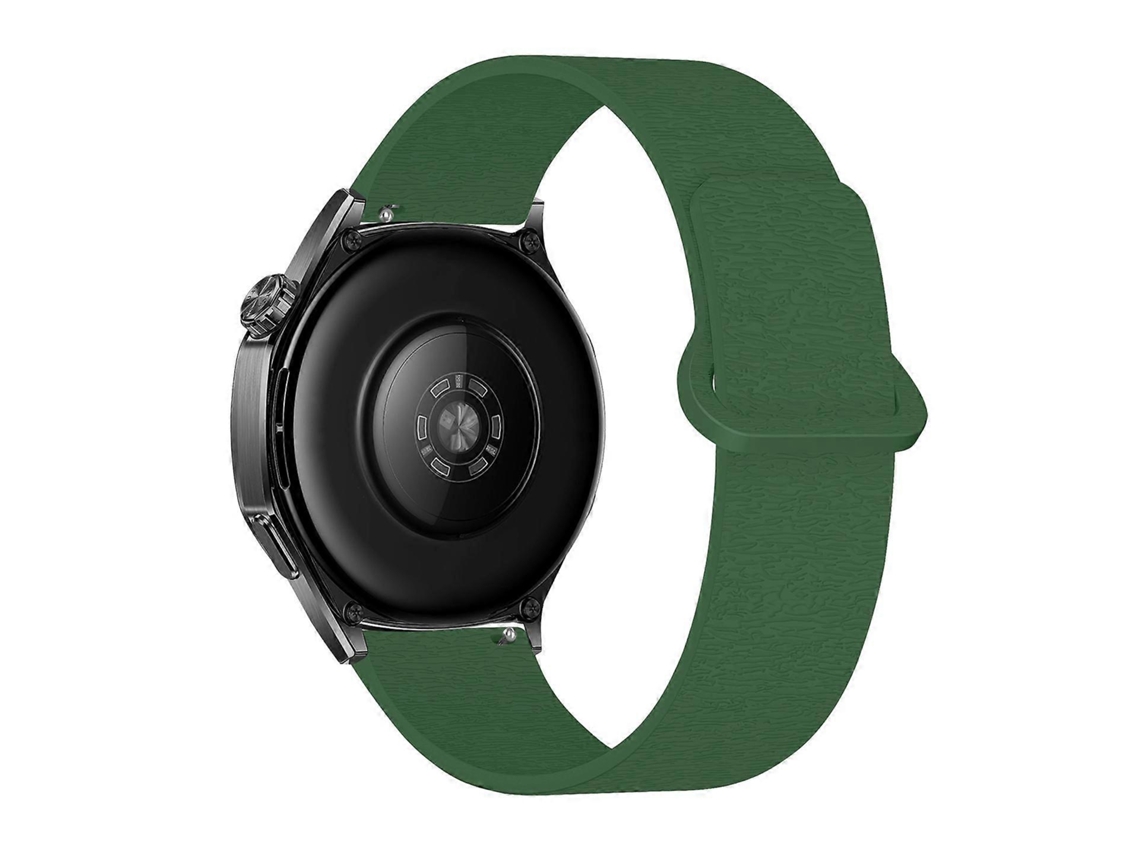 Pulseira De Relógio Em Silicone Magnético Macio Com Estampa De Madeira Cloud Wood E Fecho Reverso.