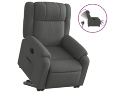 Electric Stand Up Recliner Chair, Electric Stand Up Recliner Chairs Vidaxl Cinzeto Tecido