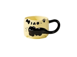 Xícaras De Café Empilháveis ​​com Tema Gatos, Cerâmica Fofas E ​​em Formato Animais. Aquaforge