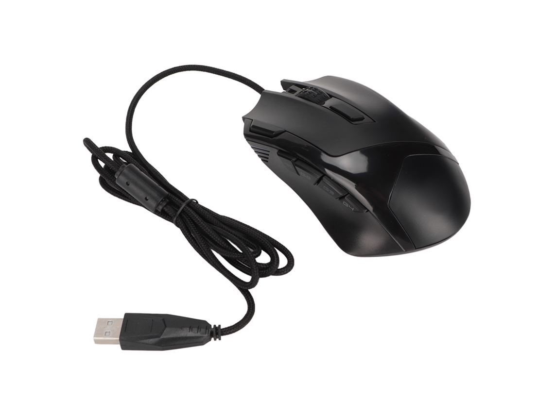 Mouse Gamer Com Fio Rgb De 7200 Dpi