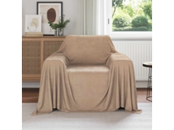 Vidaxl Manta Camelo 210 X 140 Cm 0.41 Kg Lã