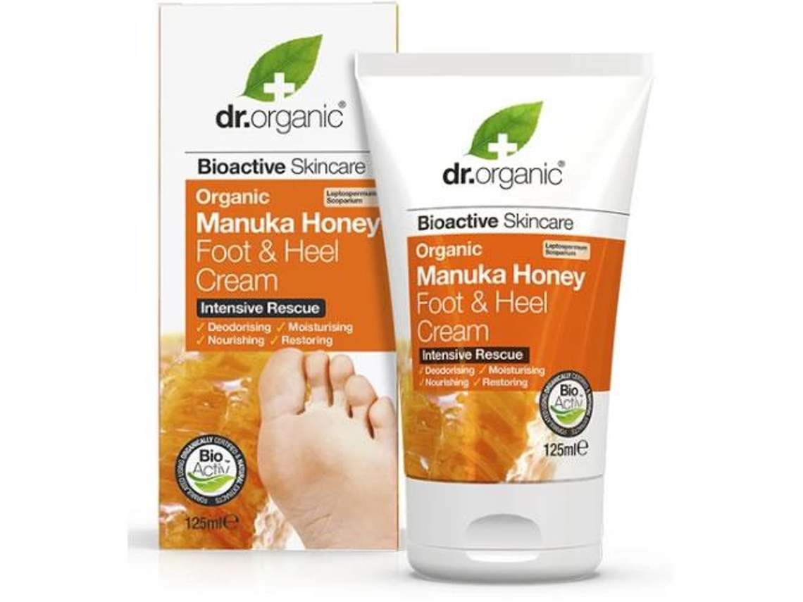 Dr. Orgânico - Creme Para Pés E Calcanhares Com Mel Manuka 125 Ml Creme