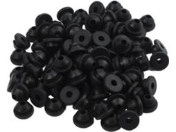 Arruelas De Borracha Para Corrimão Cabo Postes 1/8", 5/32" E 3/16",