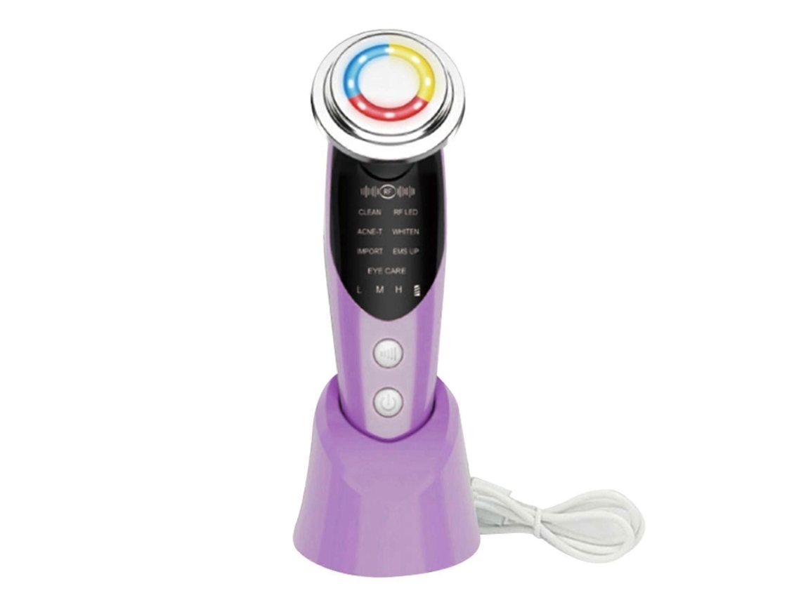 Aparelho de Beleza Portátil para Rejuvenescimento da Pele com 7 Modos Funcionamento, Massageador Facial Bel Eza do Rosto. GOKOCO