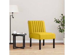 Vidaxl Cadeirão Veludo Amarelo