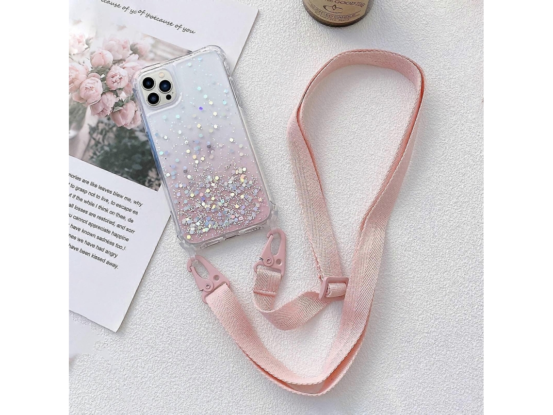 Lurelia Capa Com Cordão Iphone 14 Pro Max Tpu Pc Brilho