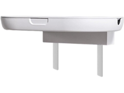 Suporte De Tomada Parede Sem Furos, Em Plástico Branco, Com Design Moderno E Minimalista, Ideal Para Cabeceira E Quarto