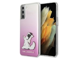 Lurelia Capa Protetora Para Samsung Galaxy S21 Plus, Rosa, Ajuste Preciso