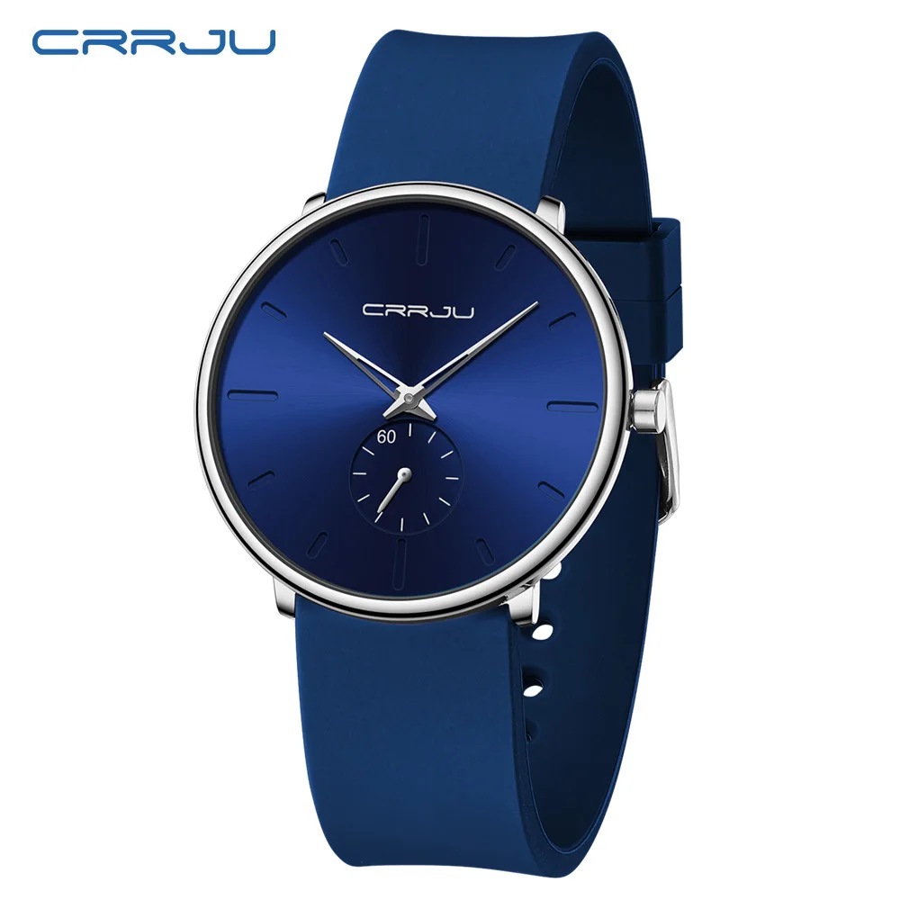 Relógio masculino com pulseira de silicone
