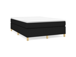 Box Spring Bed, Box Spring Beds Vidaxl Preto Tecido (140 X 200 Cm)