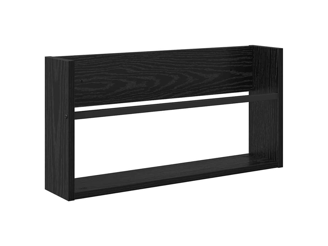 Porta-Revistas Carvalho Preto 60 X 12 X 30 Cm MAISON EXCLUSIVE