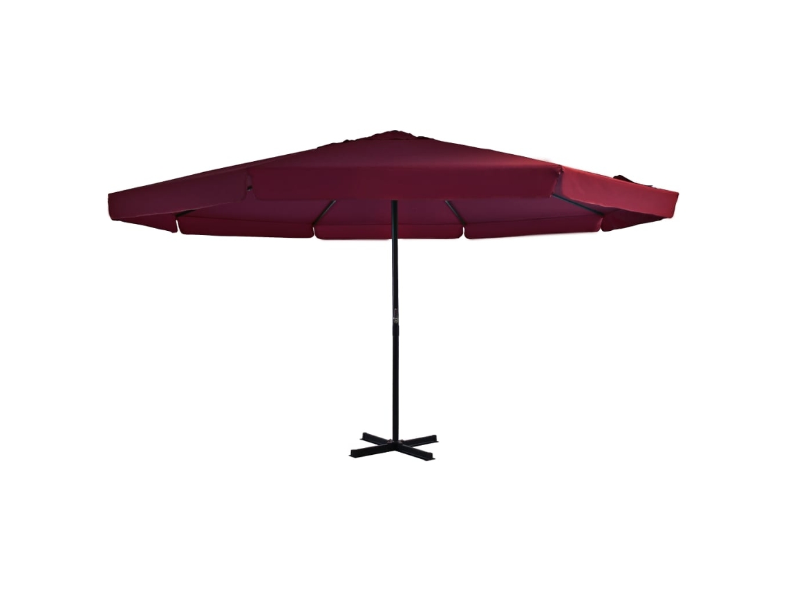 Parasol, Parasols Vidaxl Vermelho Tecido (500 Cm)