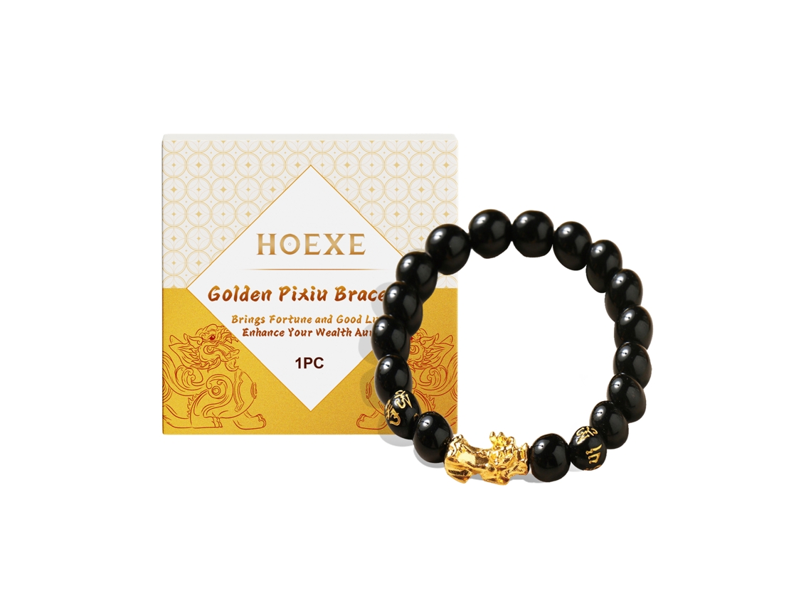 Pulseira Pérolas Golden Pixiu