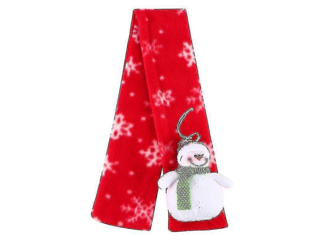 Cachecol De Natal Infantil 2025 Com Boneco De Neve Ideal Para Fantasia, Envoltrio De Pescoo E Presente De Natal Hengjian