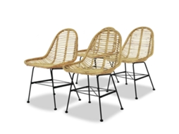 Dining Chair, Dining Chairs Vidaxl Bege Vime (n/a)