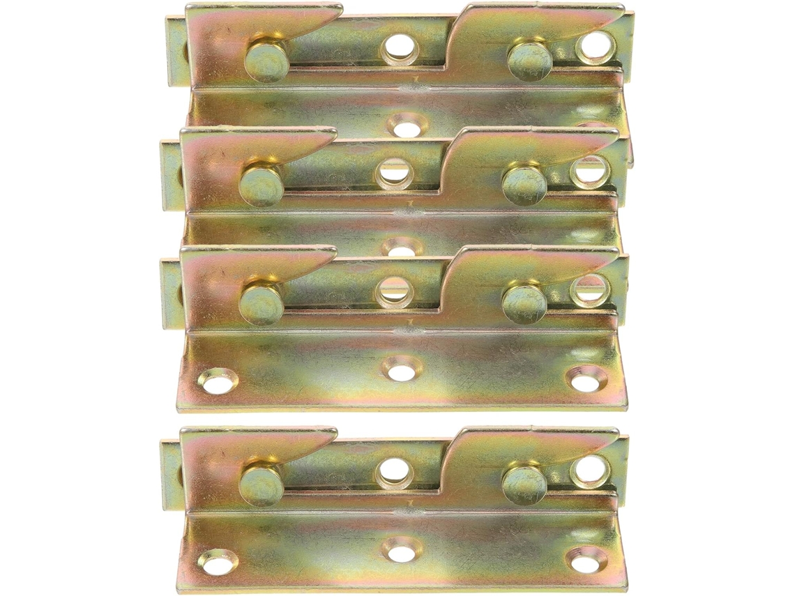 Conjunto De 8 Suportes Canto Para Estrutura Cama, Em Aço Laminado A Frio, Antiferrugem, Acessórios Para Cabeceiras E