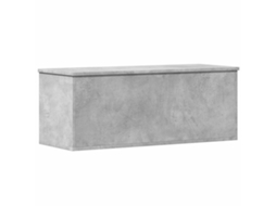 Caixa de Arrumação Derivados Madeira Cinza Cimento MAISON EXCLUSIVE (90x35x35 cm)