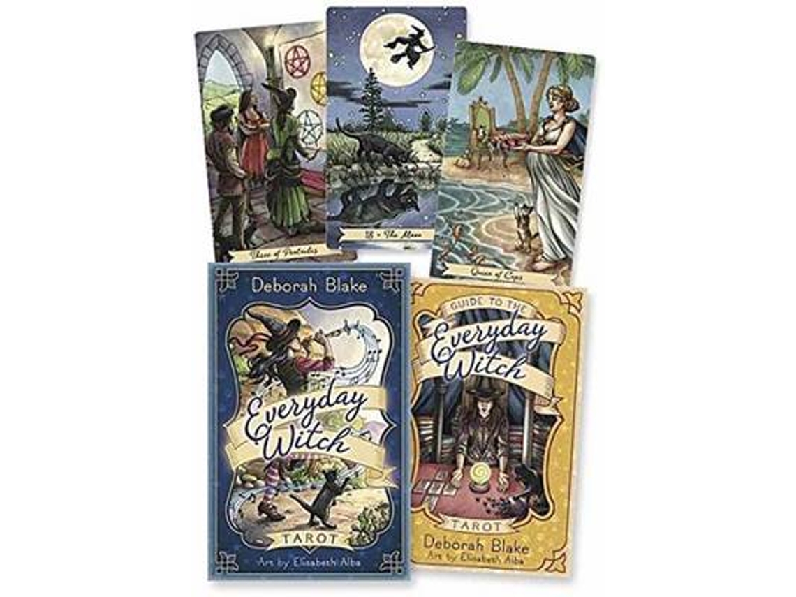 Livro Everyday Witch Tarot de Deborah Blake e Elisabeth Alba (Inglês)