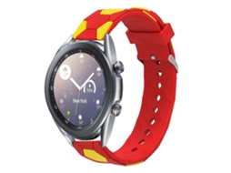 Pulseira De Silicone Estilo Futebol Americano Para Samsung Galaxy Watch3 (41 Mm X 20 Mm).