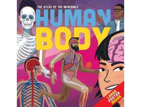Livro THE ATLAS OF THE INCREDIBLE HUMAN BODY de Daniel Hamilton (Inglês - Capa Dura)
