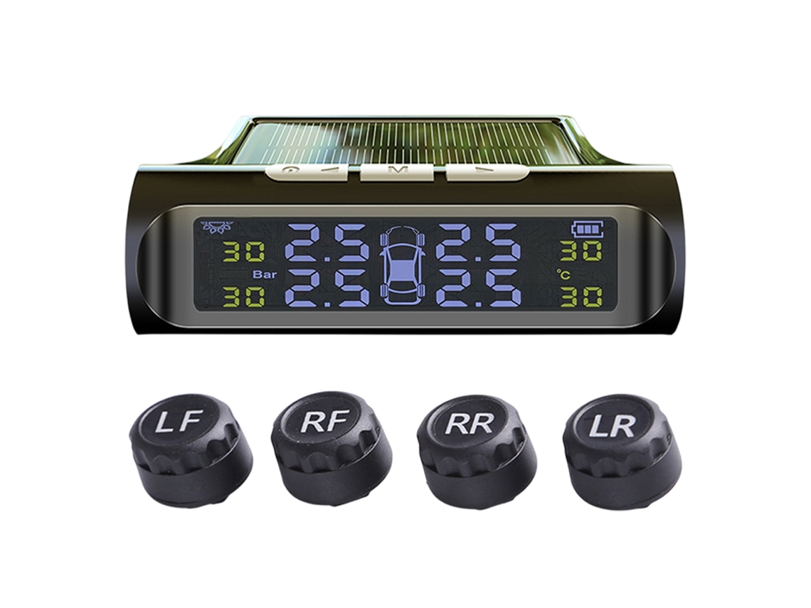 MEOIRUERY Modo De Suspensão Automática Tpms Com Design À Prova Dágua, Instalação Rápida Sistema De Monitoramento De Pressão Dos Pneus Monitoramento Em Tempo Re